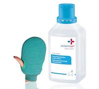 Octenisan Wash Kit - Octenisan Antimicrobial Wash 500ml with Microfibre Bath Mit - Antibacterial Body Wash for Gentle Cleansing - Sensitive Skin & Daily Hygiene
