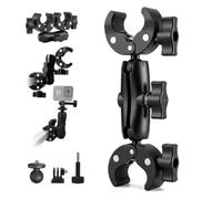 OctinPris Double Super Clamp Mount 360° Adjustable Umbrella Tripod Mount