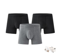 Octipa Men's Ultra-Absorbent Incontinence Boxer Briefs, Men's Leakproof Underwear, Breathable, Washable (3D,3XL)
