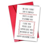Octliff Classic Clean Valentine Card for Partner, Expressive "You're Sexy I Appreciate You" Note, Thoughtful Anniversary Card for Boyfriend Girlfriend