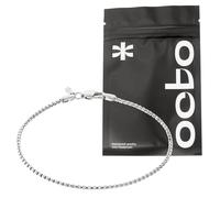 OCTO Bracelet for Men - Mens Chain Bracelet Silver & Stainless Steel Jewelry for Every Occasion - Top Accessories for Men - Waterproof Sweatproof No Tarnish for Everyday