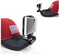 Octo Mounts - Sports Mount. Baseball Hat and Backpack Strap Smartphone or Camera Holder. Compatible with Smartphones and GoPro Style Cameras.