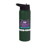 Octo Yoga Marine Exercise Stainless Steel Insulated Water Bottle