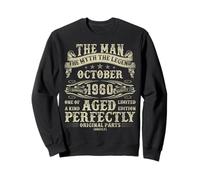 October 1960 65th Birthday Gifts For Men 65 Year Old Bday Sweatshirt