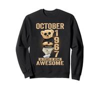 October 1967 56th Birthday 2023 56 Years Of Being Awesome Sweatshirt