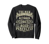 October 1967 58th Birthday Gifts For Men 58 Year Old Bday Sweatshirt