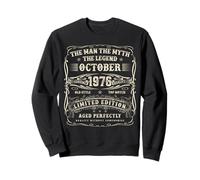 October 1976 49th Birthday Gifts For Men 49 Year Old Bday Sweatshirt