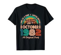 October 1982 Birthday Awesome Since October 1982 T-Shirt