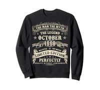 October 1998 27th Birthday 27 Year old Bday Gifts For Men Sweatshirt