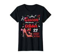 October 23 Birthday This Queen Was Born on October 23rd T-Shirt