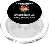 October 25th Birth Flower Marigold Cosmos Bouquet Birthday PopSockets PopGrip for MagSafe