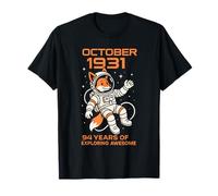 October 94th Birthday Men Women 1931 Awesome Foxy Lovers T-Shirt