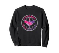 October Awareness, Breast Cancer & Domestic Violence Hands Sweatshirt