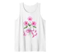 October Birth Flower Cosmos Watercolor Bouquet Tank Top
