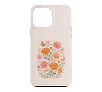 October Birth Flowers Marigold Cosmos Botanical Wildflowers Case for iPhone 13 Pro Max
