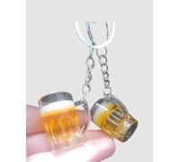 October Fest Gift Pint of Beer This Novelty Item Features a Detachable Keyring and is Made of Durable Acrylic Material in a Sleek Silver Colour. Whether You're Looking for a Fun Accessory