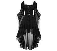 October Festival Costume Women Women's Halloween Court Dress Witches Dresses for Women Sexy Devil Costume Adult Plus Size Party Dresses Gothic Clothes Plus Size Halloween Costumes