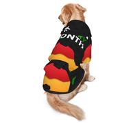 October Is Black History Month 2023 Dog Costumes Puppy Hoodies Pullover Sweatshirt Winter Coat Pet Clothes For Small Dogs Cats 2xl