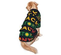 October Is Black History Month 2023 Dog Costumes Puppy Hoodies Pullover Sweatshirt Winter Coat Pet Clothes For Small Dogs Cats S