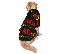 October Is Black History Month 2023 Dog Costumes Puppy Hoodies Pullover Sweatshirt Winter Coat Pet Clothes For Small Dogs Cats L