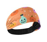 October Magic Floating Potion Colorful Cooling baseball headband Stretchy head for Yoga tennis Gym tennis bandas para el cabello de mujer