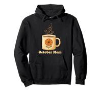 October Mom Cosmos Marigold Coffee Mug Fall Birth Flower Pullover Hoodie