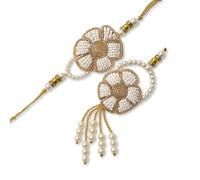 October Spice Handmade Rakhi for Brother - Traditional Indian Rakhi for Brother with Elegant Design - Unique Gift for Rakshabandhan Festival - Celebrate Bond of Love with Best Rakhi, One Size, Acrylic