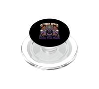 October Spider Career Peak Month Halloween Vibes PopSockets PopGrip for MagSafe