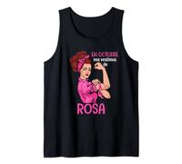 October We Dress Rose Women Men Breast Cancer Tank Top
