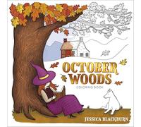 October Woods Coloring Book: A Coloring Book with Cozy Hygge Scenes of a Relaxing Autumn