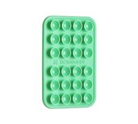OCTOBUDDY || Silicone Suction Phone CASE Adhesive Mount || Compatible with iPhone and Android Cellphone Cases, Anti-Slip Hands-Free Mobile Accessory Holder for Selfies and Videos (Green Ash)