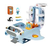 Octonauts Above & Beyond | Octoray Transforming Playset | 7 Pieces | 25+ Lights and Sounds, Multicolor, includes Figure, Playset, 3 Accessories, 3 AAA Batteries