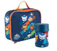 Octonauts Above & Beyond Set, Lunch Box with Insulated Food Jar - Soft Thermal Tote Bag, Fits Containers, Jars, & Ice Packs - Jar Keeps Food, Liquids, Soups, & Snacks Fresh For Hours- Perfect For Kids