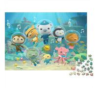 Octonauts Jigsaw Puzzles Puzzle for Adults Kids. 1000 Pieces Animation Cartoon Impossible Challenge Toy Educational Game Home Decoration for Adults& Kids Age 14 Years Up 38x26cm/1000pcs