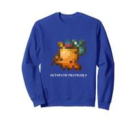 OCTOPATH TRAVELER 0 - Octopuff Pixel Sweatshirt, Adult Unisex, Royal Blue, XX-Large