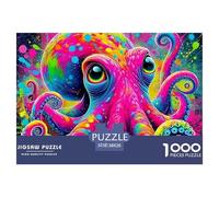 Octopus, 1000-piece Jigsaw, Calming Yet Stimulating Indoor Activity, Perfect for Keepsakes Or Gallery Walls, Suitable for Ages 8+, 38x26cm/1000pcs