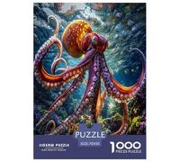 Octopus 1000 Piece Jigsaw Puzzle For Adults Challenging Game Stress Relief Puzzle Cultivate The Spirit of Teamwork for Family Decorations 70x50cm/1000pcs