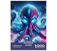 Octopus 1000 Piece Jigsaw Puzzle For Adults Challenging Game Stress Relief Puzzle Cultivate The Spirit of Teamwork For Adults Gifts 38x26cm/1000pcs