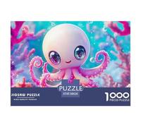 Octopus 1000 Piece Jigsaw Puzzle For Adults Challenging Game Stress Relief Puzzle Exercise The Memory of The Brain for Adults And Kids, Age 12 Years Up 38x26cm/1000pcs