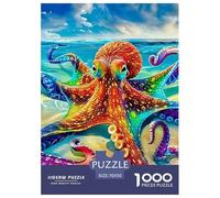 Octopus 1000 Piece Jigsaw Puzzle For Adults Educational Games Stress Relief Puzzle Cultivate The Spirit of Teamwork for Men, Women, Elders, Seniors 70x50cm/1000pcs