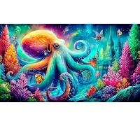 octopus 1000 Piece Jigsaw Puzzles for Adults Educational Games Jigsaw Puzzle Home Decors for The Whole for Women, Gifts for Men 38x26cm/1000pcs