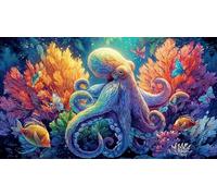 octopus 1000 Piece Jigsaw Puzzles for Adults Family Challenge Toys Jigsaw Puzzle Home Decoration for Adults Gifts 38x52cm/1000pcs