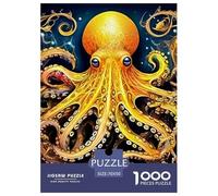Octopus 1000 Pieces Cute Ocean Animal Paper Jigsaw Puzzle - "What Happens Next" Educational Game for Adults & Kids | 70x50cm/1000pcs