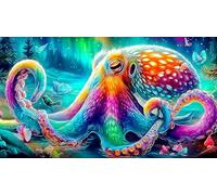 octopus 1000 Pieces Jigsaw Puzzles for Adults Challenging Game Jigsaw Puzzle Home Decoration for The Whole for Women, Gifts for Men 38x52cm/1000pcs