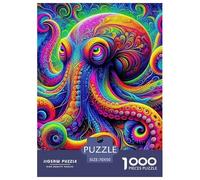 Octopus 1000 Pieces Jigsaw Puzzles For Adults Challenging Game Stress Relieving Entertainment Exercise The Memory of The Brain for Family Decorations 70x50cm/1000pcs