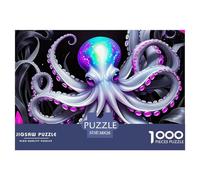 Octopus 1000 Pieces Jigsaw Puzzles For Adults Challenging Game Stress Relieving Entertainment Exercise The Memory of The Brain for Family Decorations 38x26cm/1000pcs