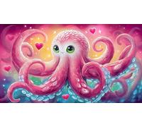 octopus 1000 Pieces Jigsaw Puzzles for Adults Educational Games Jigsaw Puzzle Home Decoration for The Whole for Women, Gifts for Men 38x26cm/1000pcs