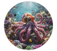 Octopus 1000 Pieces Jigsaw Puzzles For Adults Educational Games Stress Relieving Entertainment Exercise The Memory of The Brain for Adults And Kids, Age 12 Years Up 1000pcs (67.5x67.5cm)