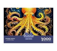 Octopus 1000 Pieces Jigsaw Puzzles For Adults Family Challenge Toys Stress Relieving Entertainment Cultivate The Spirit of Teamwork for Men, Women, Elders, Seniors 70x50cm/1000pcs