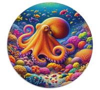 Octopus 1000 Pieces Jigsaw Puzzles For Adults Family Challenge Toys Stress Relieving Entertainment Cultivate The Spirit of Teamwork For Adults Gifts 1000pcs (67.5x67.5cm)